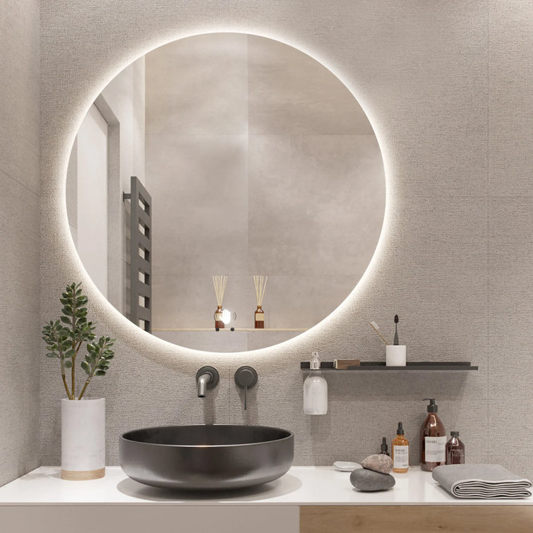 Bathroom deals mirror wayfair